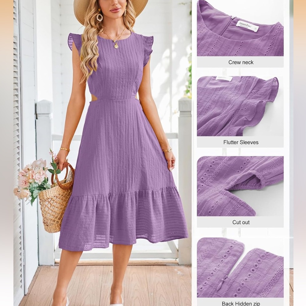 JASAMBAC Purple Dress - Picture 2 of 8